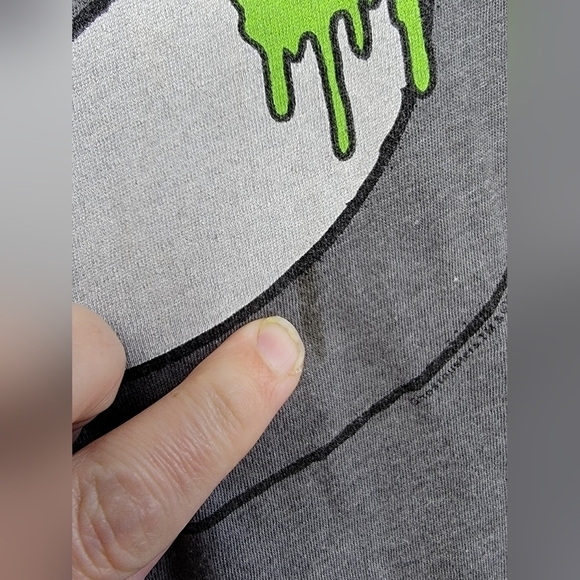 Mighty Fine Ghostbusters Slime Logo Short Sleeve Tee. Size Large L - Picture 2 of 3